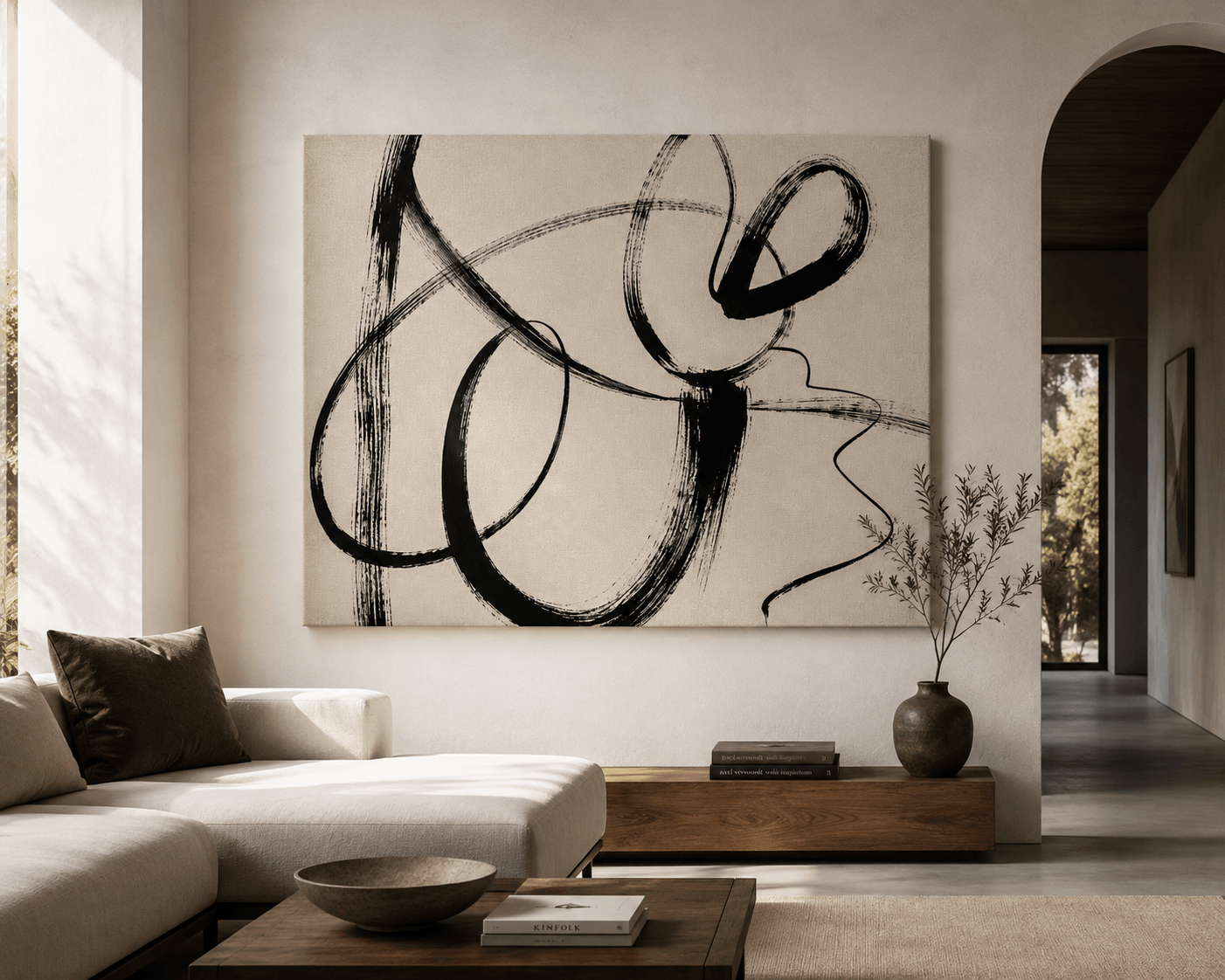 Cuadro Tranquilidad, lienzo abstracto Kadro